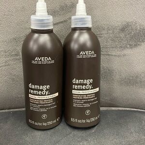 Aveda professional damage remedy treatment.